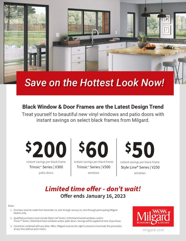 Milgard Limited time offer in San Diego