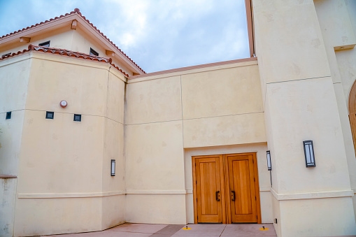 The entrance of the home featuring Custom Choice Doors in Southern California